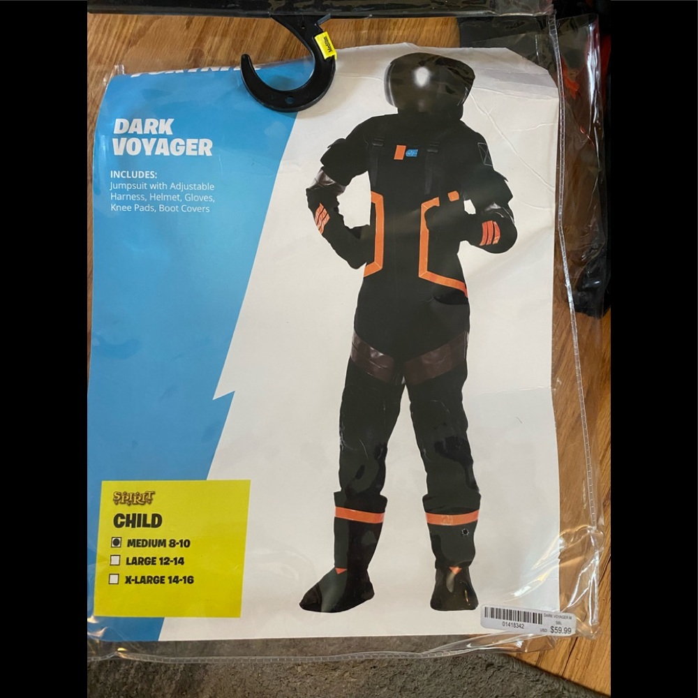 Complete Fortnite Dark Voyager Kids Costume